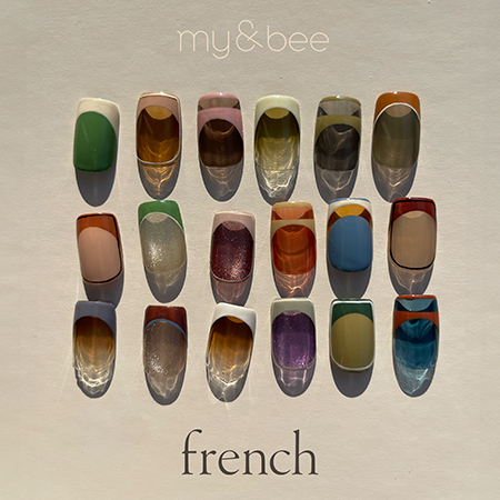 my&bee マイビーカラージェル　frenchセットB TAT - マイビー - カラージェル