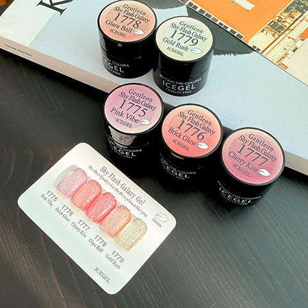Gentleon Shy Flash Galaxy 5色セット TAT - ICE GEL - GENTLEON シャイフラッシュ